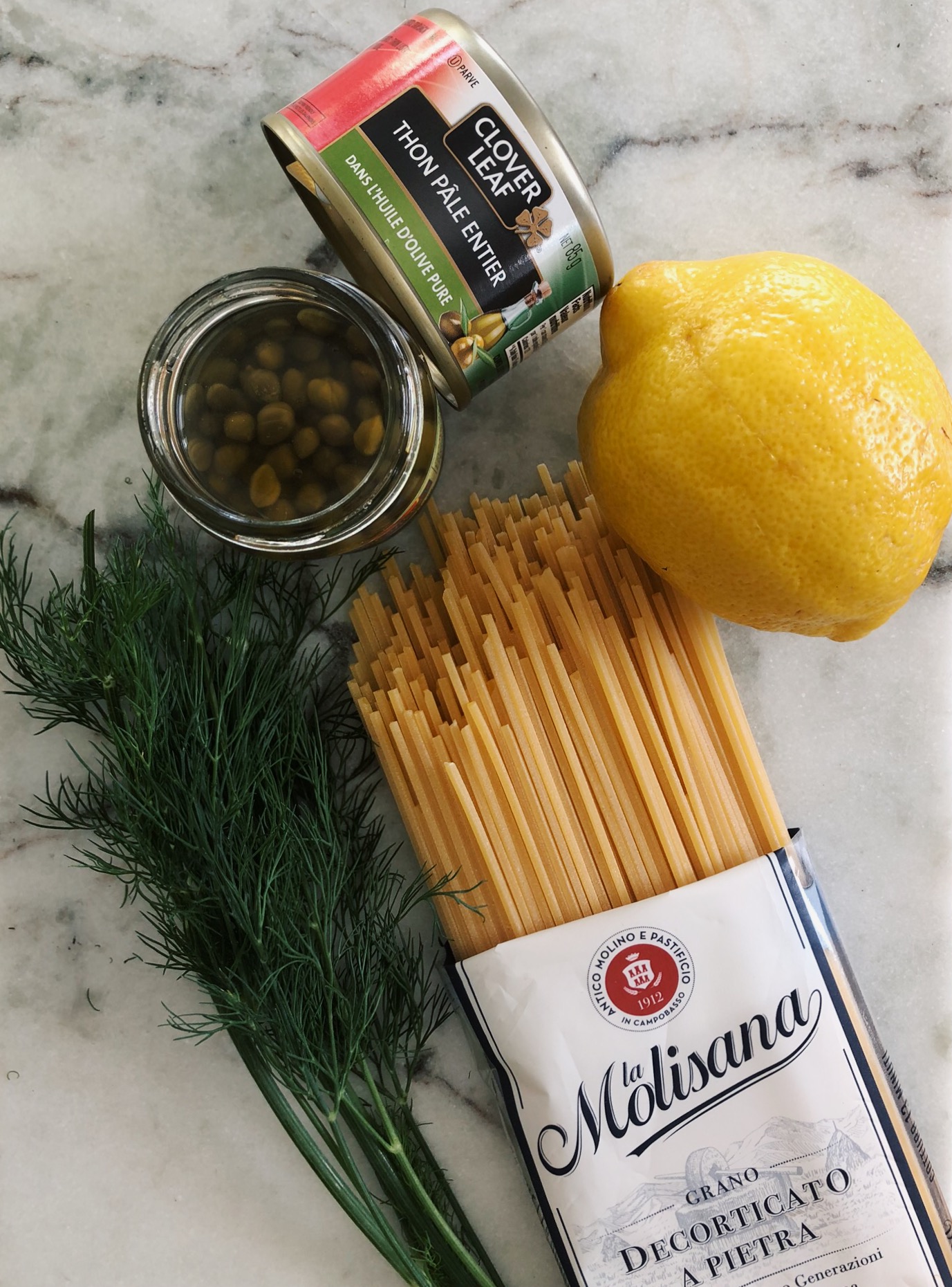 Ingredients Lemon Tuna Pasta