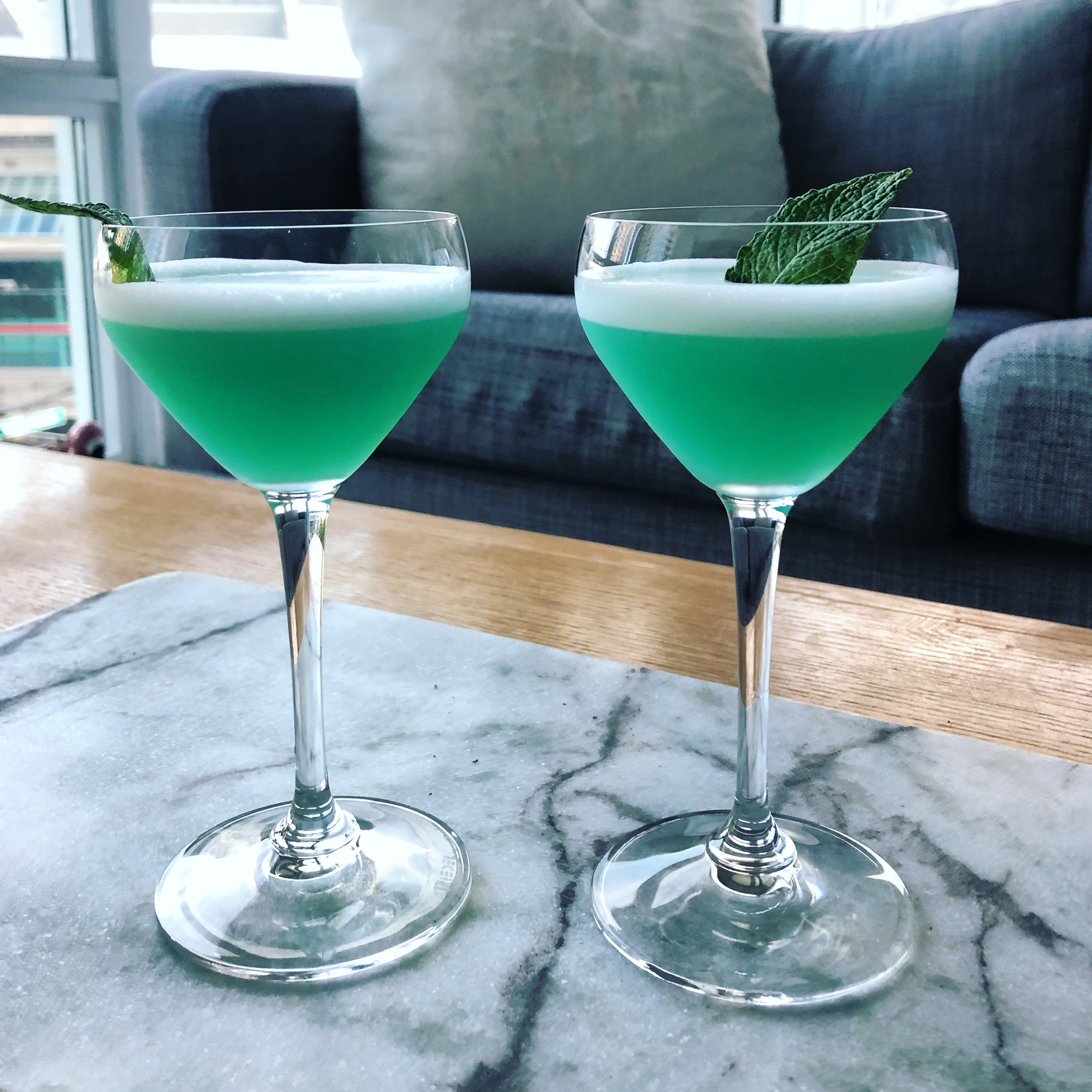 Seafoam Blue Hawaii Cocktail