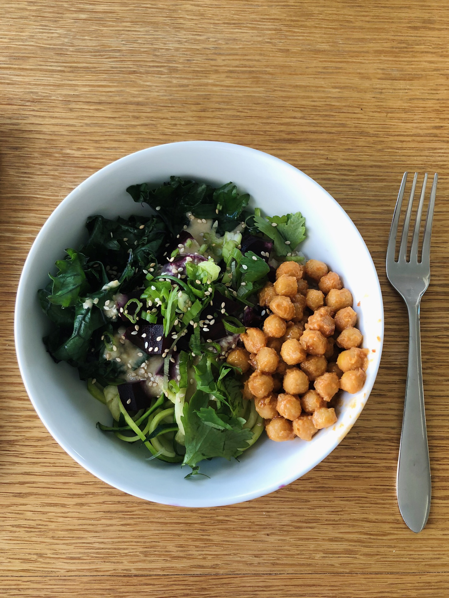 Miso-Glazed Chickpeas